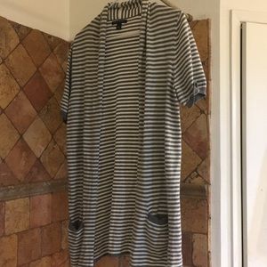 Cardigan short sleeve, banana republic xl